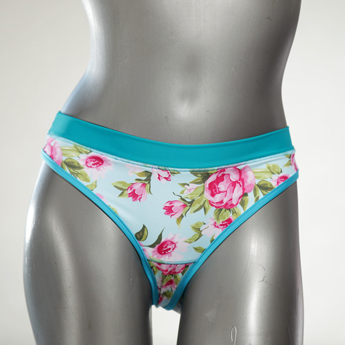 schöne ökologische handgemachte farbige Badetanga, Bademode für Damen thumbnail