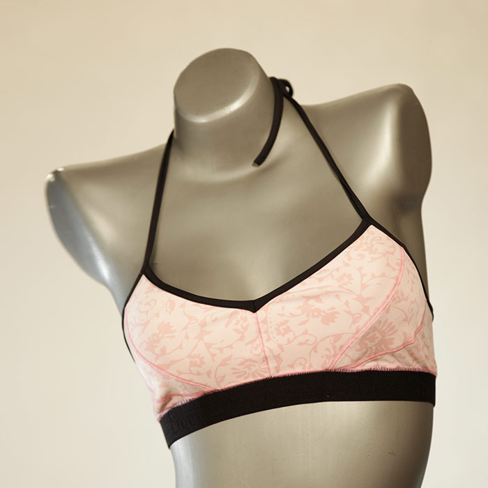 farbige bunte preiswerte ökologische Bikini Top, sportliche Bademode für Damen thumbnail