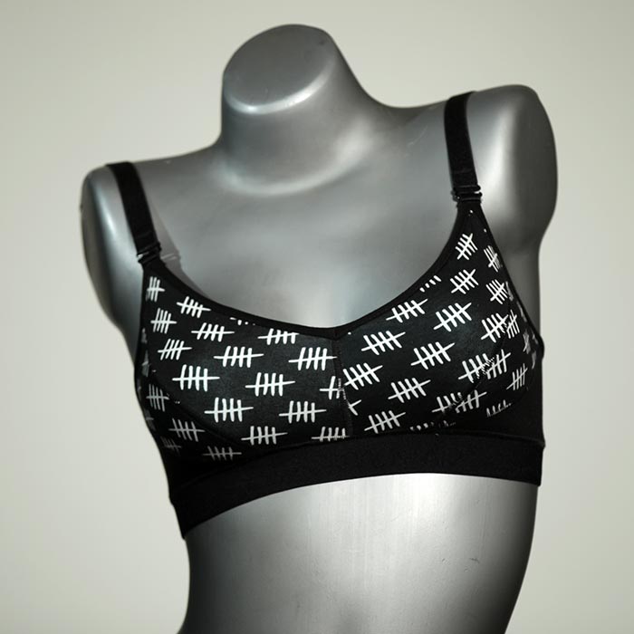 süße günstige gemusterte ökologische BH, Büsternhalter aus Biobaumwolle, Damenunterwäsche thumbnail