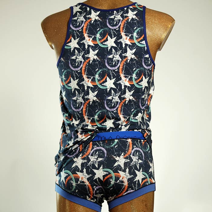 ökologischer farbiger sexy bunter Herren Unterwäsche Set aus Biobaumwolle thumbnail