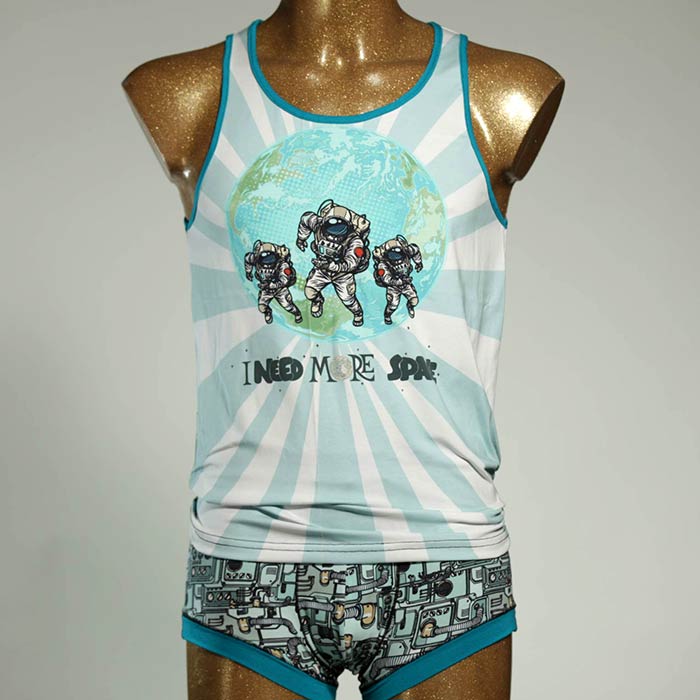 handgemachter gemusterter süßer günstiger Herren Unterwäsche Set aus Baumwolle thumbnail