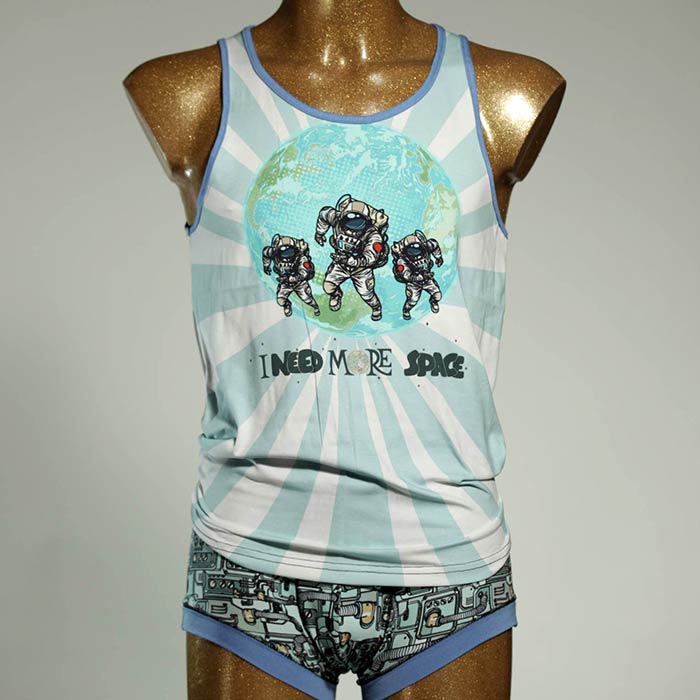 attraktiver bunter preiswerter ökologischer Herren Unterwäsche Set aus Baumwolle thumbnail