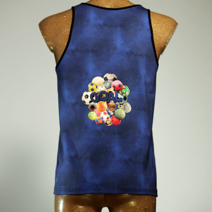 handgemachter ökologischer bunter schöner Herrenunterhemd aus Baumwolle, Unterwäsche für Herren thumbnail