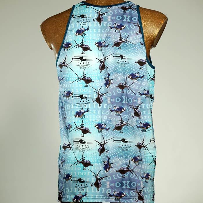 nachhaltiger ökologischer handgemachter preiswerter Herrenunterhemd aus Baumwolle, Unterwäsche für Herren thumbnail