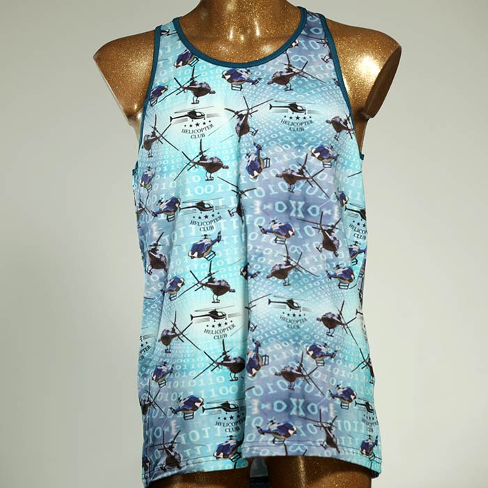 nachhaltiger ökologischer handgemachter preiswerter Herrenunterhemd aus Baumwolle, Unterwäsche für Herren thumbnail