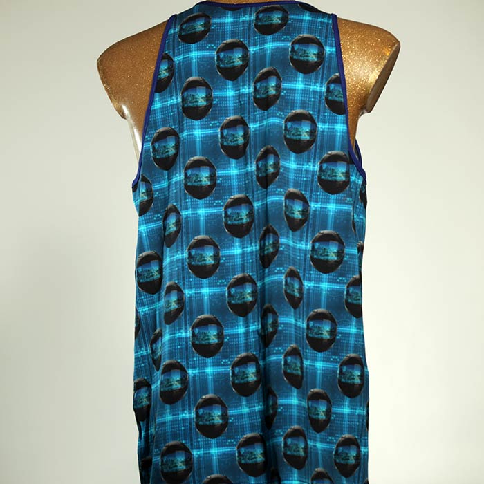 handgemachter schöner nachhaltiger gemusterter Herrenunterhemd aus Baumwolle, Unterwäsche für Herren thumbnail